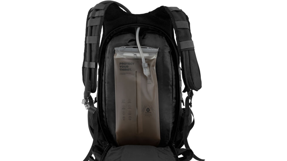 Mercury Tactical Gear 46L Syke Elite Pressurized Hydration Pack, Black, MRC01938-BK