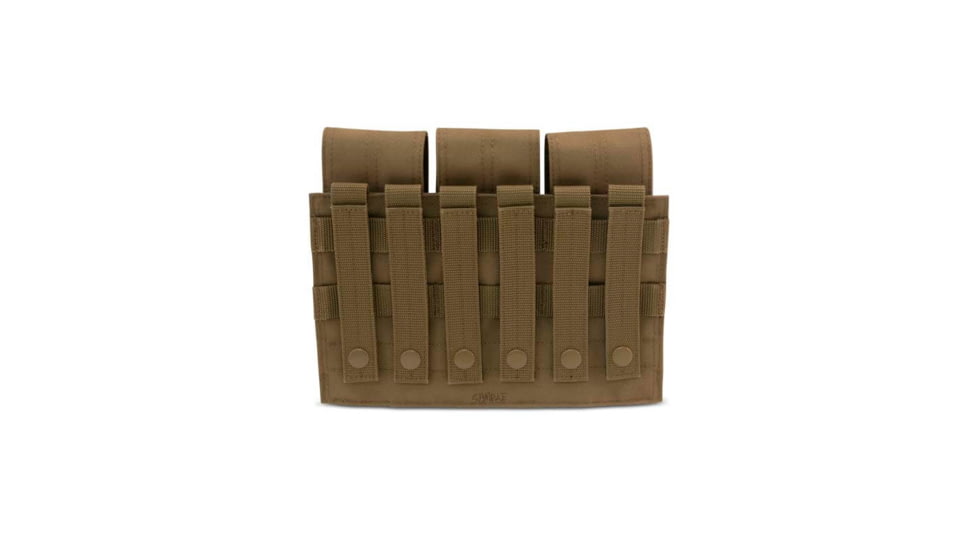 Mercury Tactical Gear Triple Stacked Mag Pouch, Coyote, MRC02412-CY