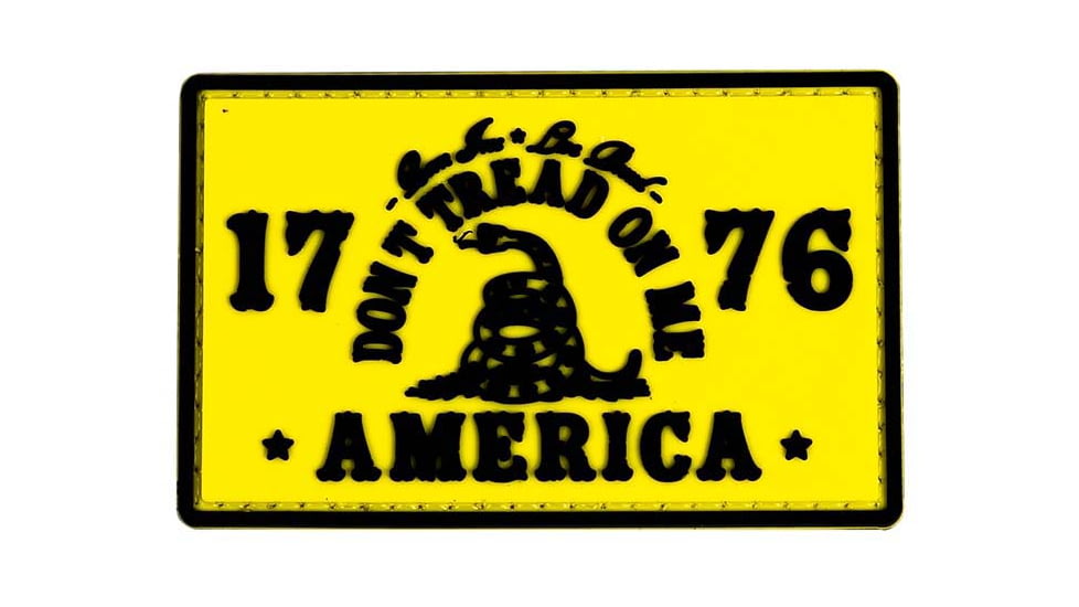 Merica Life 1776 Dont Tread on Me - America Patch, 3 x 2, 1776-DTOM