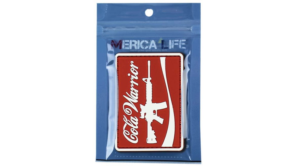 Merica Life Cola Warrior PVC Patch, 3 x 2, CW