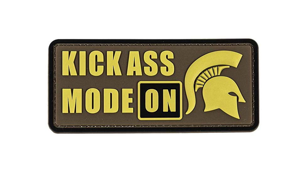 Merica Life Kickass Mode On Patch, 4 x 1.75, KAM