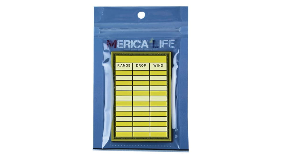 Merica Life Rifle Data Patch, 3 x 2, RDP