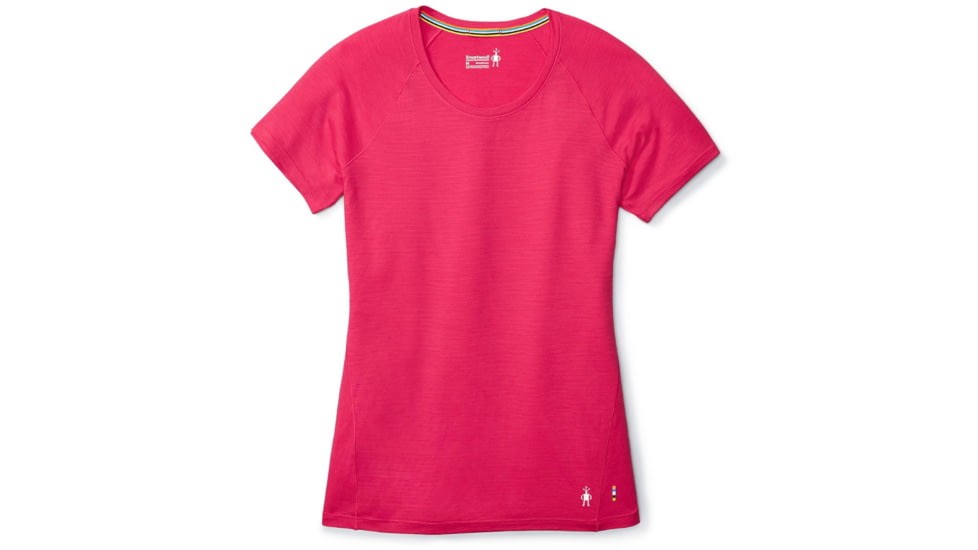 Smartwool Merino 150 Baselayer Pattern Short Sleeve-Women's, Potion Pink, Extra Small, SW015254906-XS