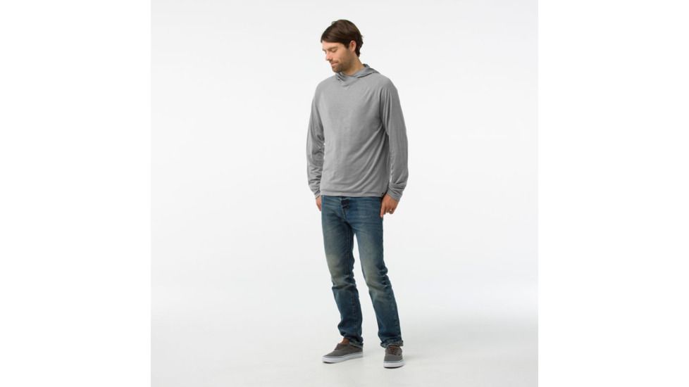 Smartwool Merino 150 Pattern Hoody Mens, Light Gray, M, SW016075039-M