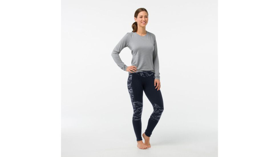 Smartwool Merino 250 Asym Bottom-Women's, Deep Navy-Purple Mist, Extra Large, SW015096A70-XL