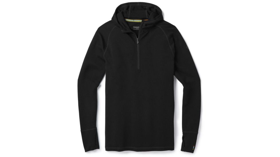 Smartwool Merino 250 Baselayer Hoody-Men's, Black, Small, SW016083001-S