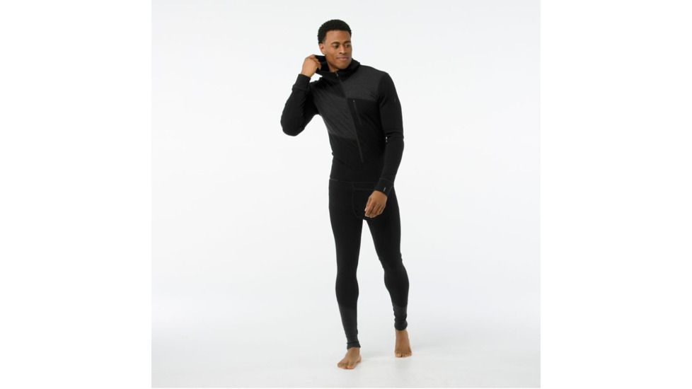 Smartwool Merino 250 Baselayer One Piece-Men's, Charcoal-Black, Medium, SW016900698-M
