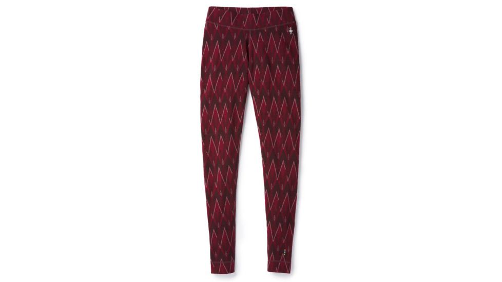 Smartwool Merino 250 Baselayer Pattern Bottom-Women's, Tibetan Red, Large, SW0NP207A25-L