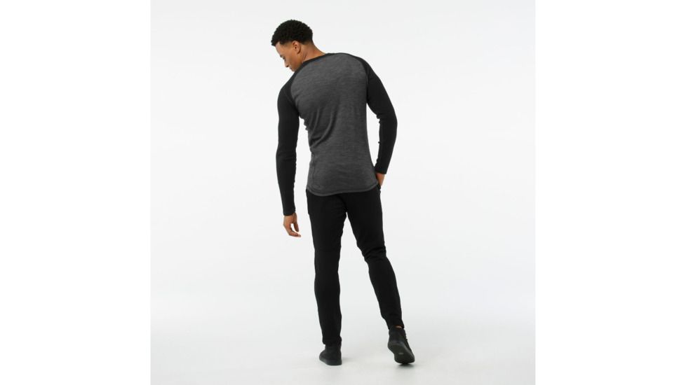 Smartwool Merino 250 Baselayer Pattern Crew - Mens, Black/Black, 2XL, SW0NP601002-XXL