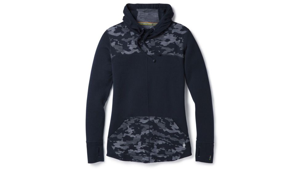 Smartwool Merino 250 Hoody-Women's, Deep Navy-Purple Mist, Extra Small, SW000327A70-XS