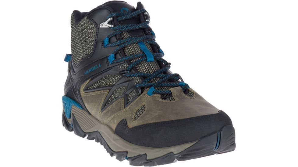 Merrell All Out Blaze 2 Mid Waterproof Hiking Boots - Men's, Stucco, 8.5, Medium, J12097-8.5
