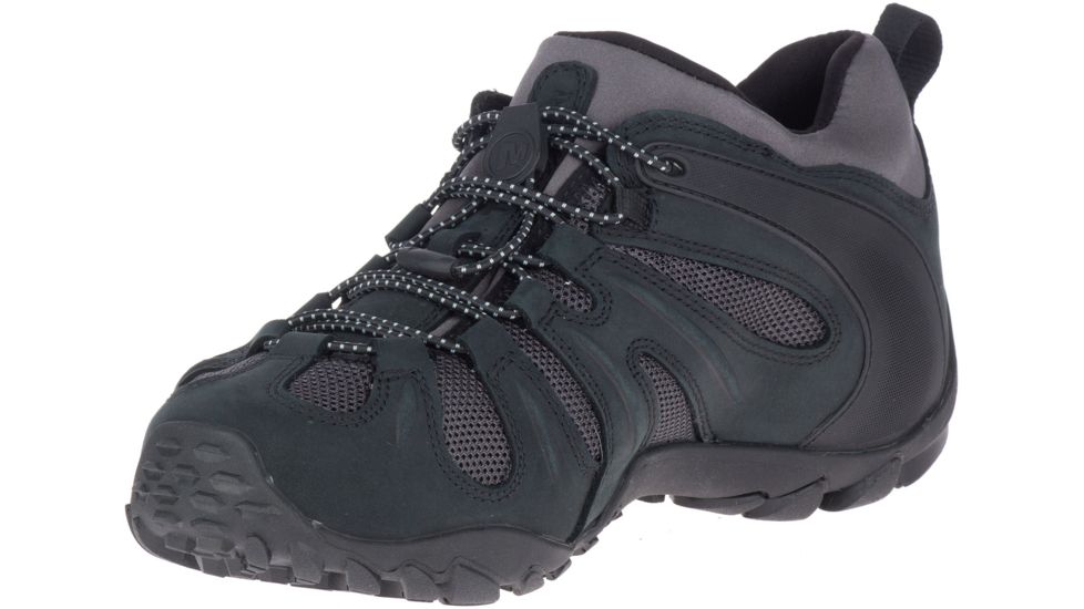 Merrell Cham 8 Stretch WP Hiking Shoes - Mens, Black/Grey, 10.5 US, J034177-10.5