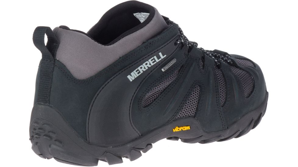 Merrell Cham 8 Stretch WP Hiking Shoes - Mens, Black/Grey, 10.5 US, J034177-10.5