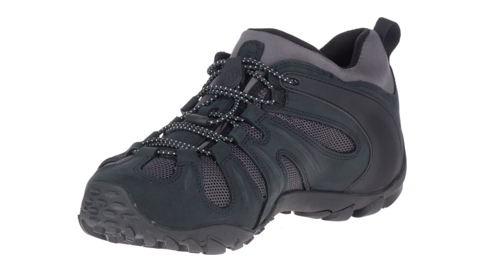 Merrell Chameleon 8 Stretch Waterproof Hiking Shoes - Mens, Black/Grey, 12, J034177-12