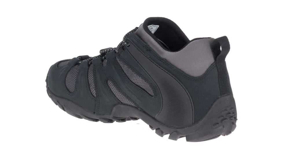 Merrell Chameleon 8 Stretch Waterproof Hiking Shoes - Mens, Black/Grey, 12, J034177-12