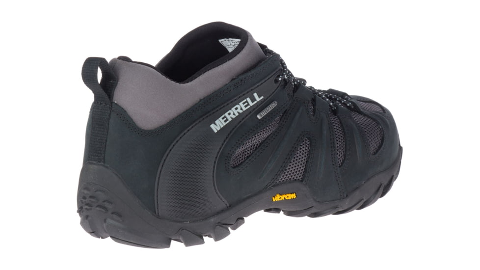 Merrell Chameleon 8 Stretch Waterproof Hiking Shoes - Mens, Black/Grey, 12, J034177-12