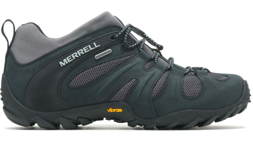 Merrell Chameleon 8 Stretch Waterproof Hiking Shoes - Mens, Black/Grey, 8.5, Medium, J034177-M-8.5