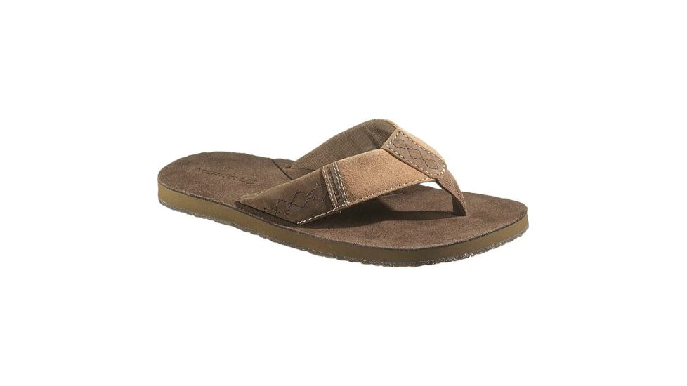 Merrell Karfa Thong Sandal - Men's-Dark Earth-8 US