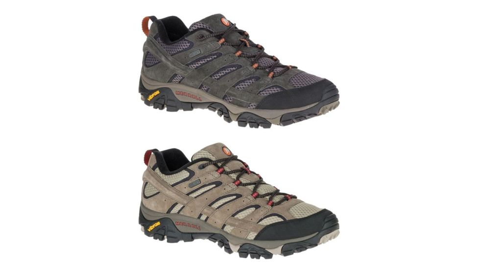 Merrell Moab 2 Waterproof Hiking Boots - Mens, Beluga, Dark Brown