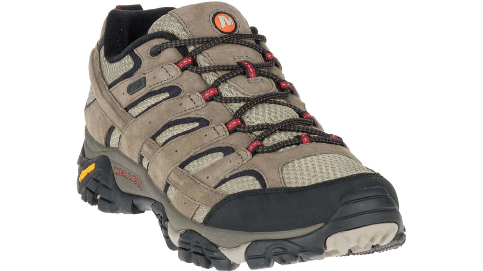 Merrell Moab 2 Waterproof Hiking Shoe - Mens-Bark Brown-Medium-9