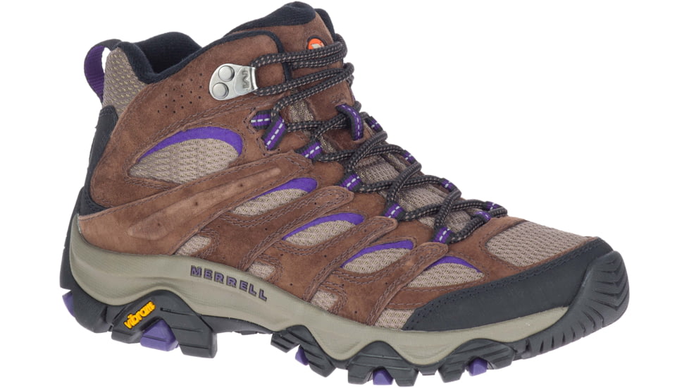 Merrell Moab 3 Mid Casual Shoes - Womens, Bracken/Purple, 7.5, Medium, J035870-M-7.5