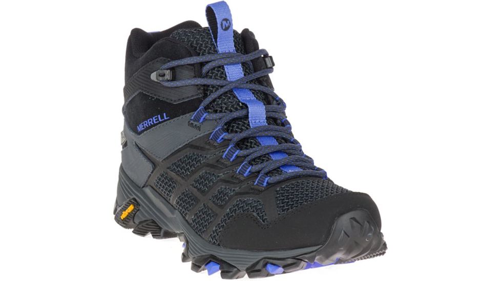 Merrell Moab FST 2 Mid Waterproof Hiking Boots - Women's, Black/Granite, 6.5, Medium, J77518-6.5