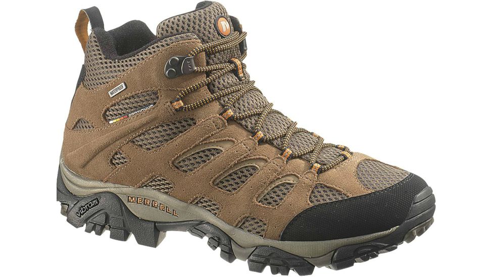 Merrell Moab Mid Waterproof Hiking Shoe - Men's-Earth-Wide-14