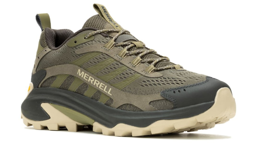 Merrell Moab Speed 2 Shoes - Mens, Olive, 9 US, J037527-9