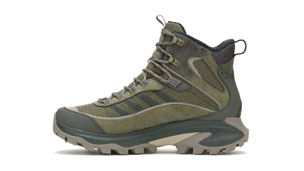 Merrell Moab Speed 2 Thermo Mid Waterproof Boots - Mens, Olive, 10 US, J038413-10