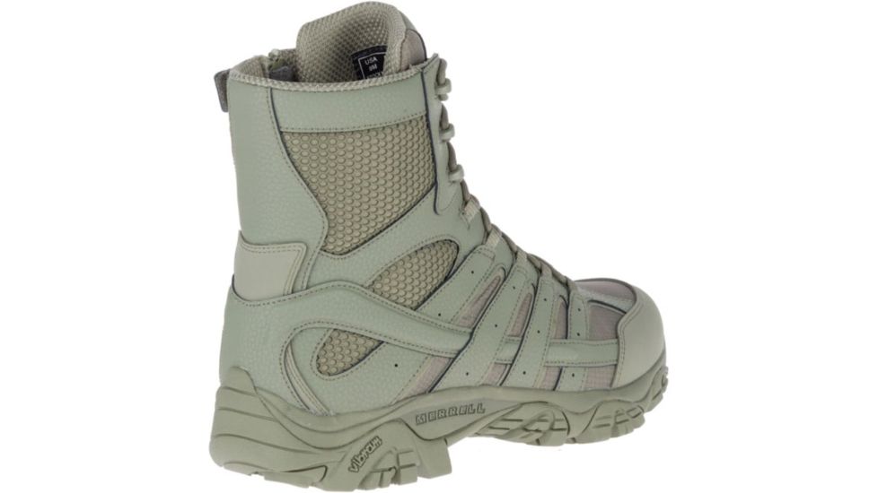 Merrell Tactical Moab 2 8in Tactical Boot, Sage Green, 03.5 J17785-03.5