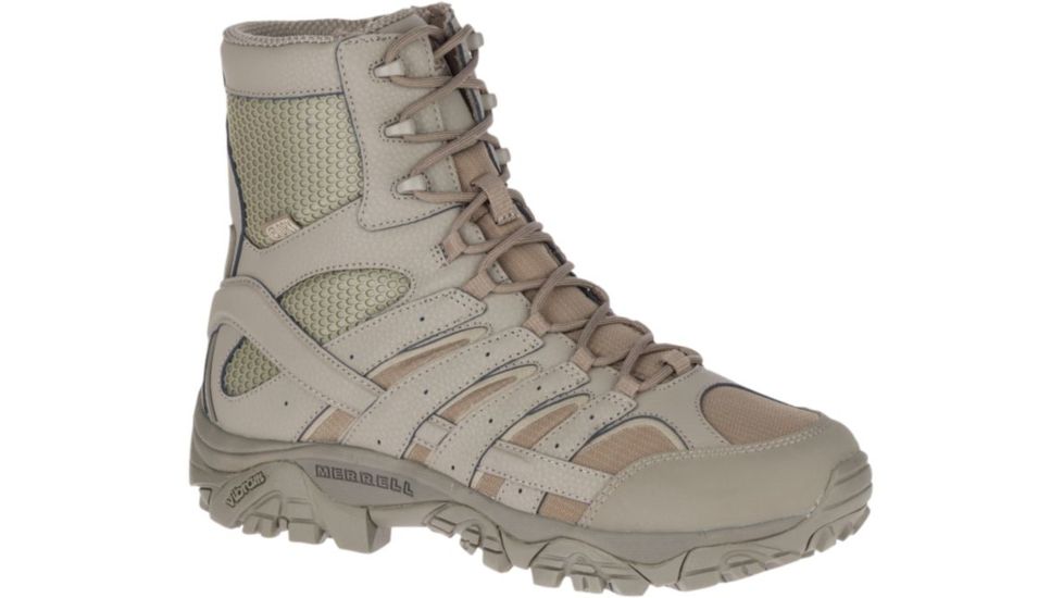 Merrell Tactical Moab 2 8in Tactical Waterproof Boot - Mens, Brindle, 7 J15847-7