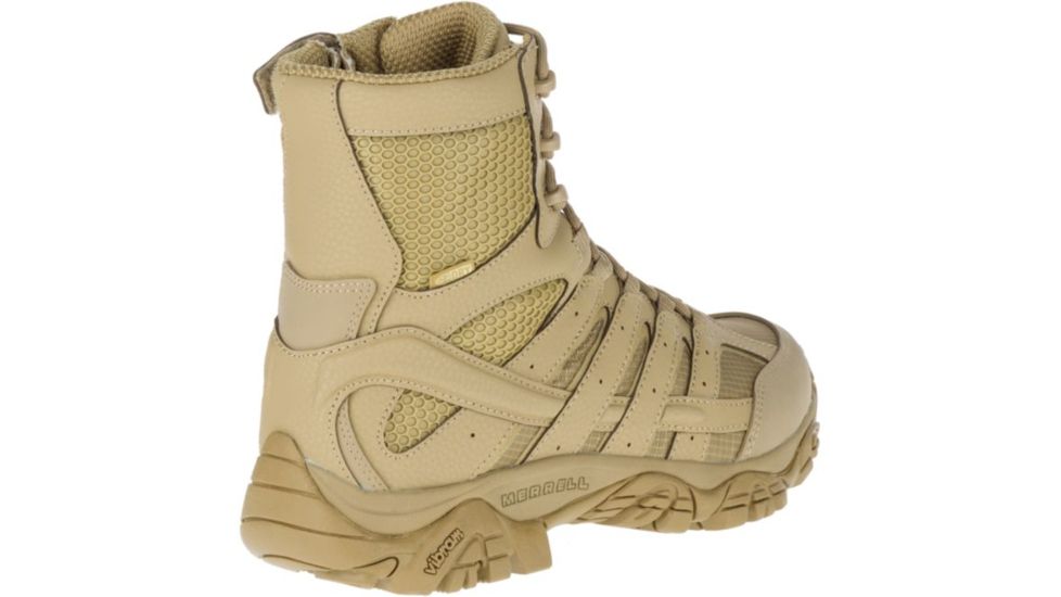 Merrell Tactical Moab 2 8in Tactical Waterproof Boot - Womens, Coyote, 6.5 J17722-6.5