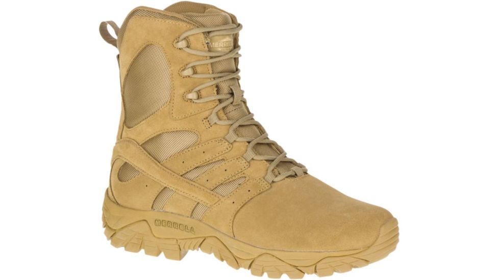 Merrell Tactical Moab 2 Defense Tactical Boot - Mens, Coyote, 7, Wide J17765W-7