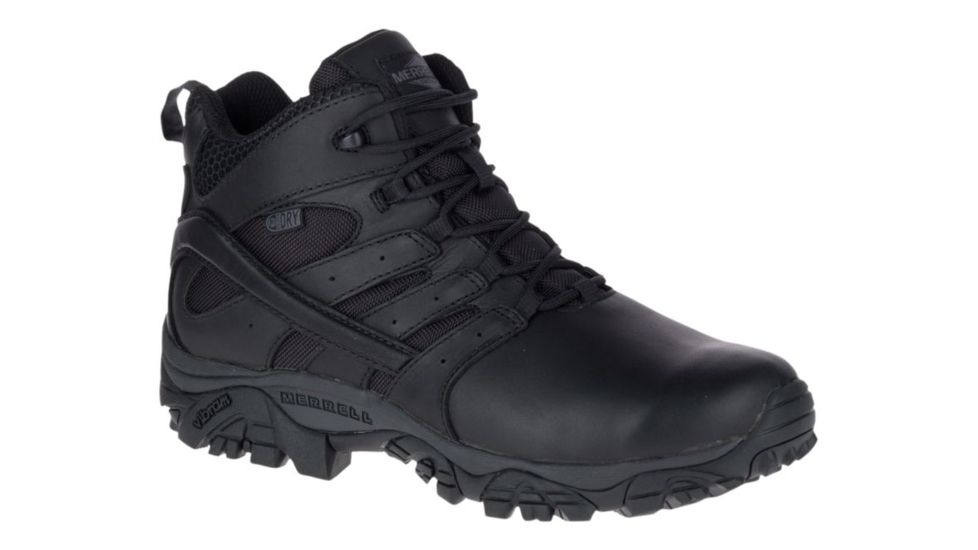 Merrell Tactical Moab 2 Mid Response Waterproof Boot - Mens, Black, 7.5 J45337-7.5