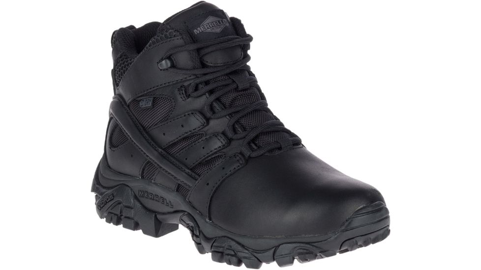 Merrell Tactical Moab 2 Mid Response Waterproof Boot - Womens, Black, 5, J45368-5