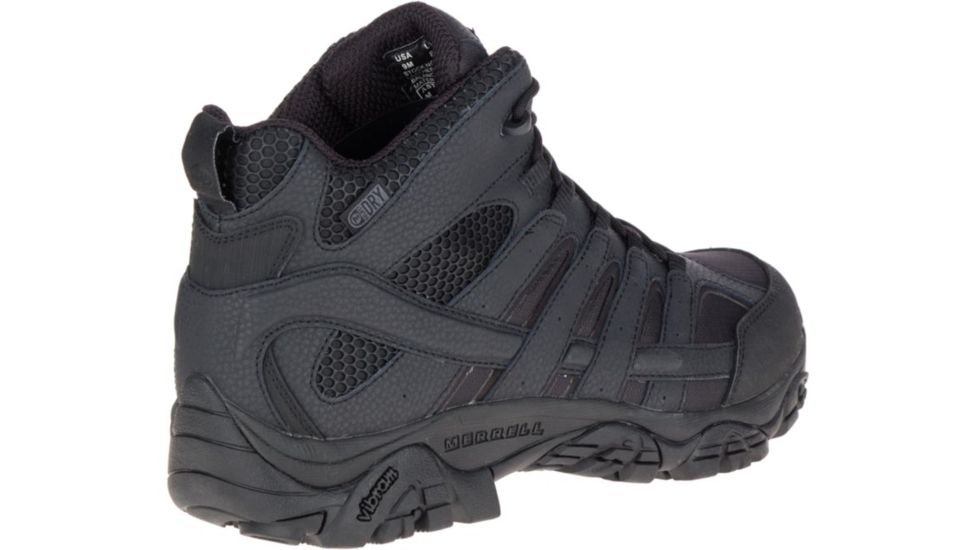Merrell Tactical Moab 2 Mid Tactical Waterproof Boot - Mens, Black, 15 J15853-15