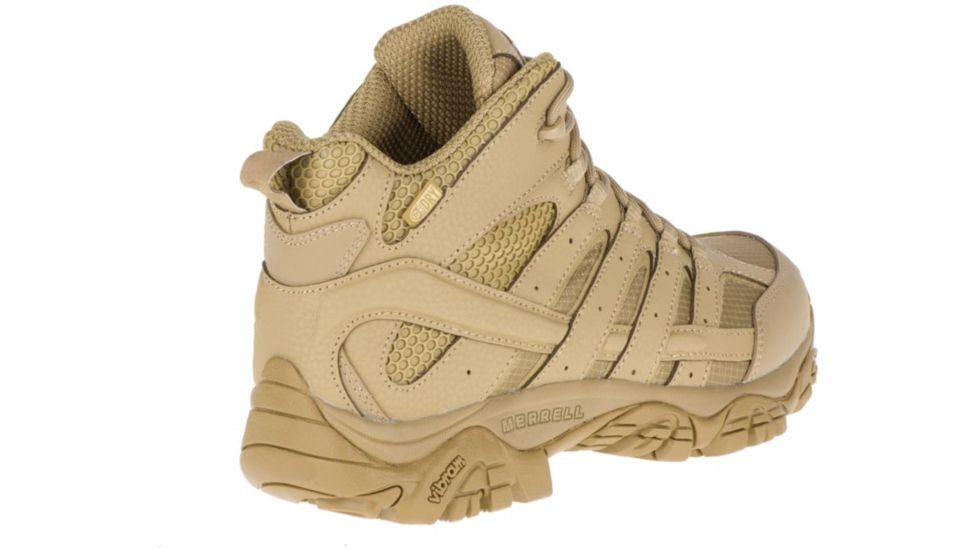 Merrell Tactical Moab 2 Mid Tactical Waterproof Boot - Womens, Coyote, 8.5 J17716-8.5