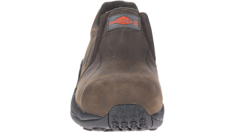 Merrell Work Jungle Moc Leather Composite Toe SD+ Work Shoe - Mens, Espresso, 7.5US, Wide, J099381W-07.5