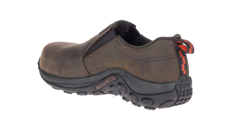 Merrell Work Jungle Moc Leather Composite Toe SD+ Work Shoe - Mens, Espresso, 7.5US, Wide, J099381W-07.5