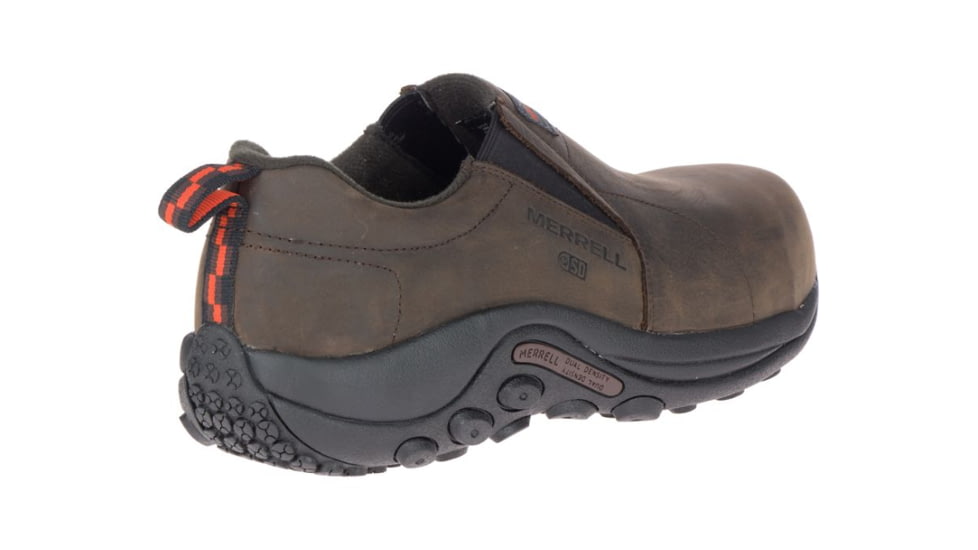 Merrell Work Jungle Moc Leather Composite Toe SD+ Work Shoe - Mens, Espresso, 7.5US, Wide, J099381W-07.5