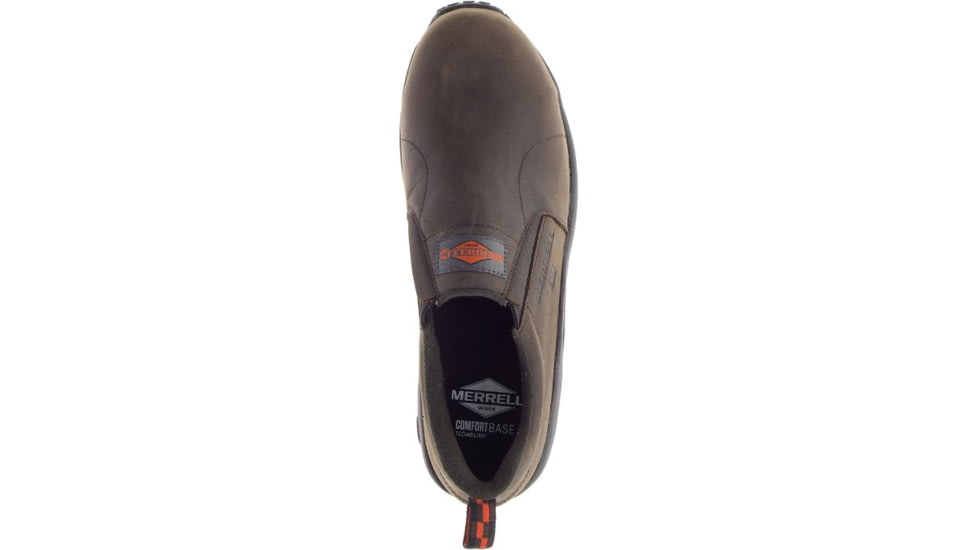 Merrell Work Jungle Moc Leather Composite Toe SD+ Work Shoe - Mens, Espresso, 7.5US, Wide, J099381W-07.5