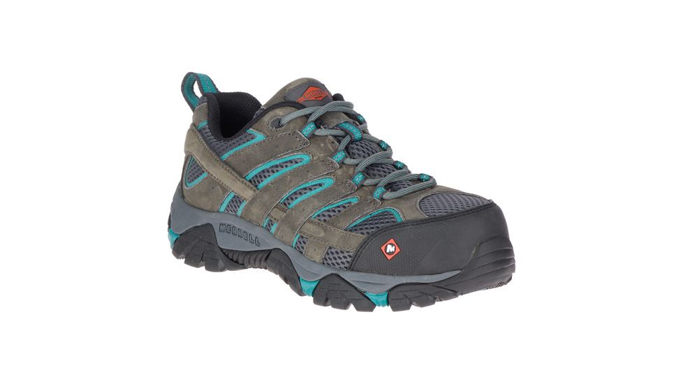 Merrell Work Moab Vertex Vent Ct Shoe - Womens, Pewter, 5 J11582-5