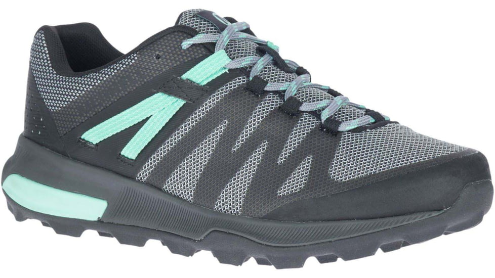 Merrell Zion FST Hiking Shoe - Womens, Black/Wave, 9, Black/Wave, 9, J035382-Black/Wave-9