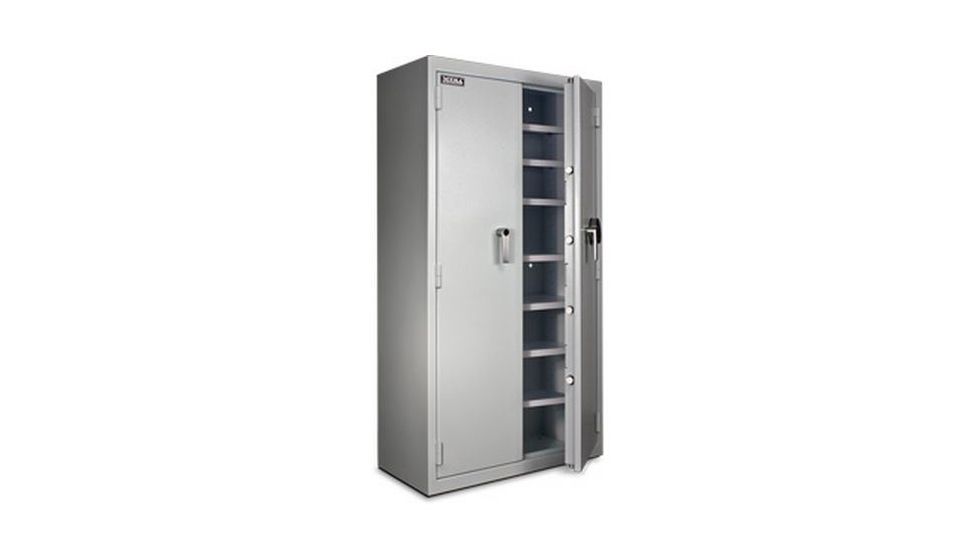 Mesa Safes Double Door Pharmacy Safe,18 cu ft,59x31.75x12.5in,SecuRam ESCL-0601 Advanced Electronic Lock MRX1000E