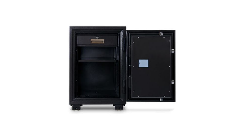 Mesa Safes UL Classified Fire Safe,2.1 cu ft,17.125x14.125x12.875in,Electronic Lock,Black MF75E