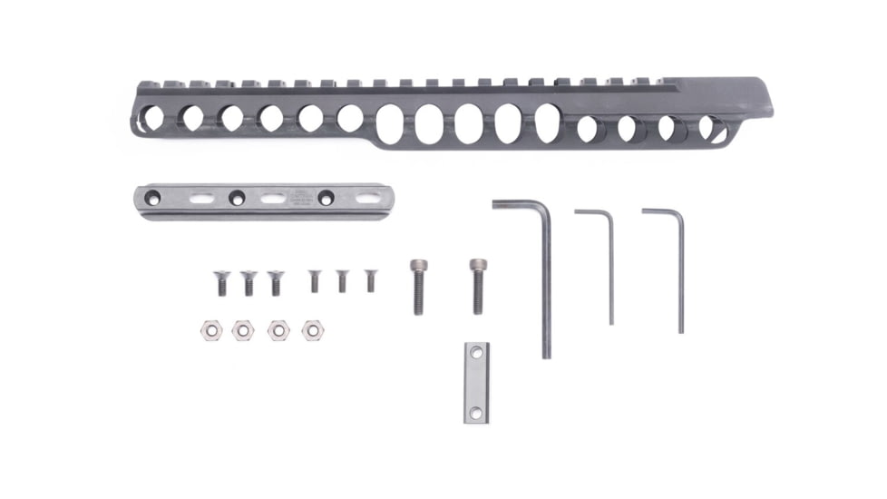 Mesa Tactical Adapter Mount Picatinny Rail for Remington 870, 12 Gauge, 9.5 in, Black, 93900