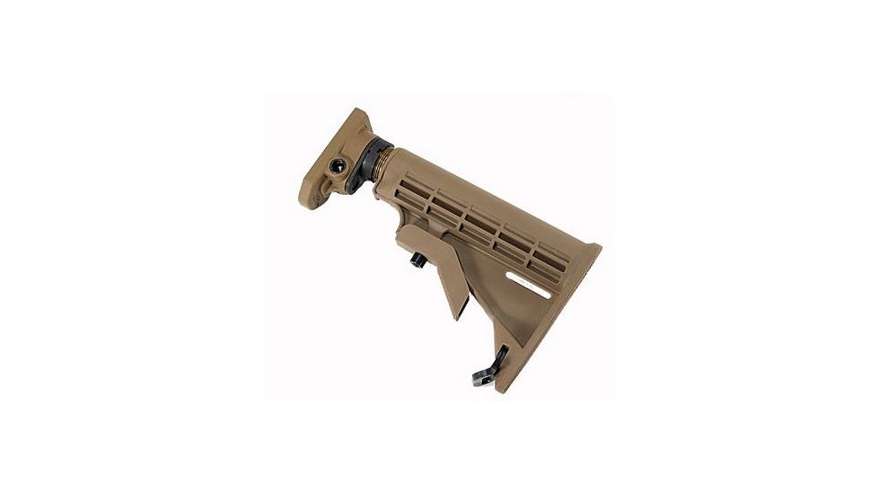 Mesa Tactical Faro Telescoping Stock Adapter and Receiver Extension for FN SCAR, Flat Dark Earth, 92580