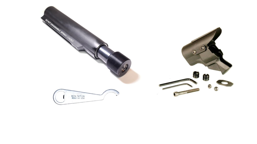 Mesa Tactical High-tube Hydro Recoil Starter Pack, Remington Model 870, 12 Gauge, no rail, Black, 90270