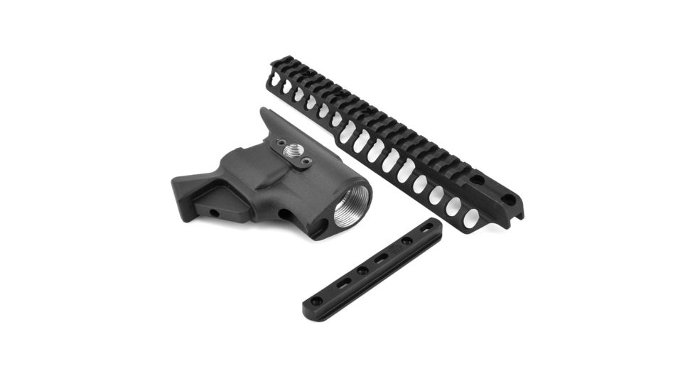Mesa Tactical Remington Model 870 High-Tube Tele Stock Adapter and Rail Kit, Black, 90630