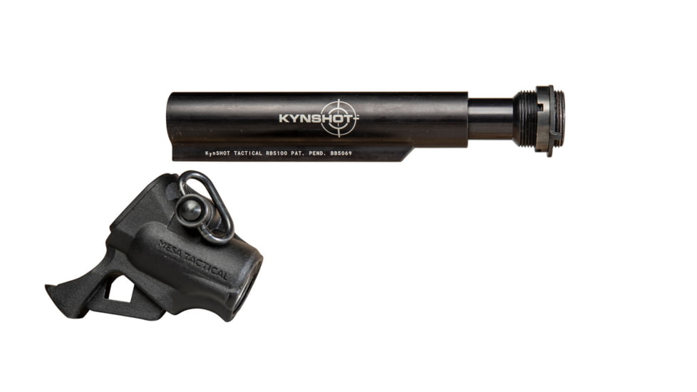 Mesa Tactical LEO Gen II Hydro Recoil Starter Pack for Rem 870, selectable damping, 12-GA only, Black, 90090